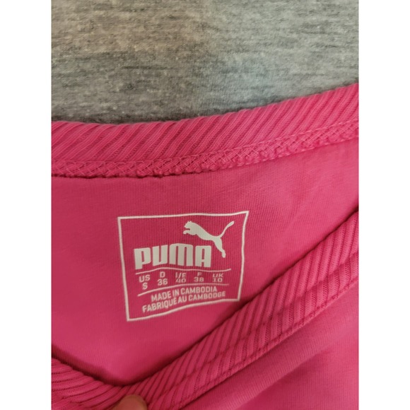 Women's/Junior's Pink PUMA Dry Cell Crewneck Sweatshirt Small - Picture 3 of 12